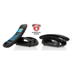 iDect Solo Plus Cordless Telephone with Answering Machine – Twin